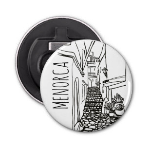 Menorca, Spanje Button Flesopener