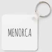 Menorca strand sleutelhanger (Achterkant)