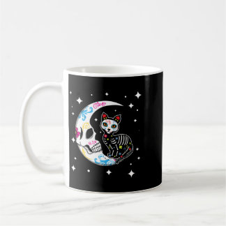 Mens Animal Cat And Moon Souls Dag Van Overheid Koffiemok