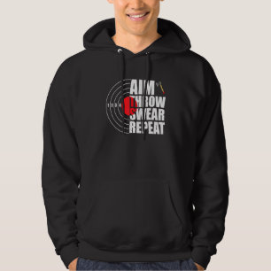 Mens Axe Thrower richt werp zweer herhaal Bijl Ax Hoodie