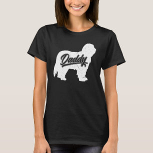 Mens Baardcollie Vader Eigenaar Papa Vaderschap Va T-shirt