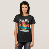 MENS BAHAMAS TSHIRT Island Mode On Summer Beach (Devant entier)