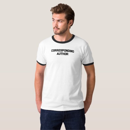 Men's Basic Ringer T-Shirt (Voorkant volledig)