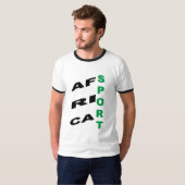 Men's Basic Ringer T-Shirt  DESIGN  AFRICA  SPORT  (Devant entier)
