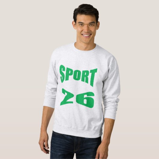 Men's Basic Sweatshirt ash  SPORT 26 (Devant entier)