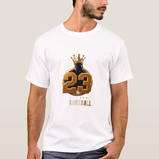 Men's Basic T-Shirt BASKETBALL (Devant)