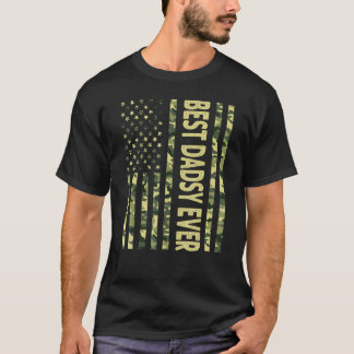 Mens Best Dadsy Ever Us American Flag Grandpa Fa T-shirt