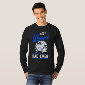 Mens Best Whippet Dad Ever Whippet Dad T-shirt (Voorkant volledig)