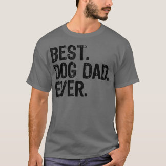 Mens Beste Hond Papa Ooit Papa Cool Grappige Vader T-shirt