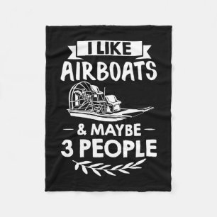 Mens boot ruiter misschien 3 personen luchtsboot r fleece deken