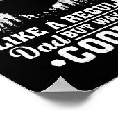 Mens Chicken Dad Like A Regular Dad Funny Chicken Poster (Hoek)