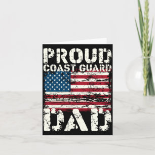 Mens Coast Guard Vader Uscg Bedrukt Amerikaanse Kaart