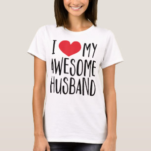 Mens Cool Vintage Stijl Ik Hou Van Mijn Geweldige T-shirt