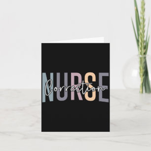 Mens Correctional Nurse Correctional Verpleging Kaart