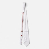 Mens Cravate robe zombie goutte de sang vampire go (Dos)