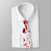 Mens Cravate Splatir Vampire Gothique Horro (Attaché)