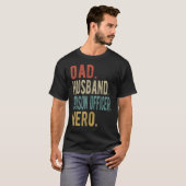 Mens Dad Husband Prison Officer Hero T-shirt (Voorkant volledig)