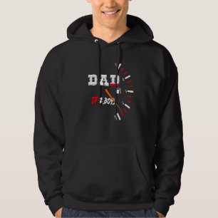 Mens Dad Of 2 Boys Father Or Grandpa Of 2 Kids 3 Hoodie