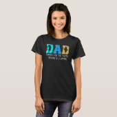Mens dad thanks for the paying driving & clapping t-shirt (Voorkant volledig)