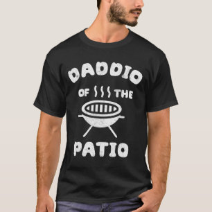 Mens Daddio Van De Patio Vaderdag Bbq Grill Papa T-shirt