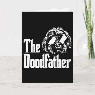 Mens De Doodfather Goldendoodle Hond Doodle Vader Kaart