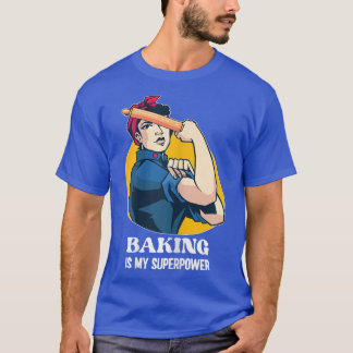 Mens die bakken is mijn Superpower - soorten heek T-shirt