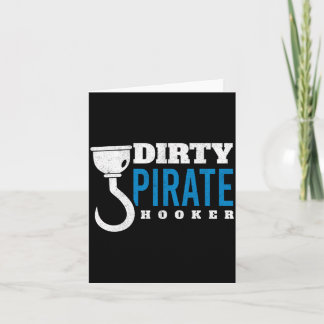 Mens dirty pirate freebooter caribbean sea thief kaart
