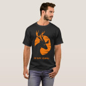 Mens Doe Buck Yourself Tshirt Funny Deer Chasse T (Devant entier)