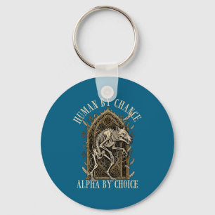 Mens Door Toeval Alpha Door Keuze Alpha Wolf Meme  Sleutelhanger