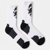 Men's dragon symbol socks sokken (Rechts)