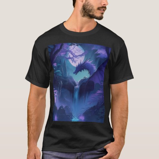 men's dragon t-shirt (Devant)