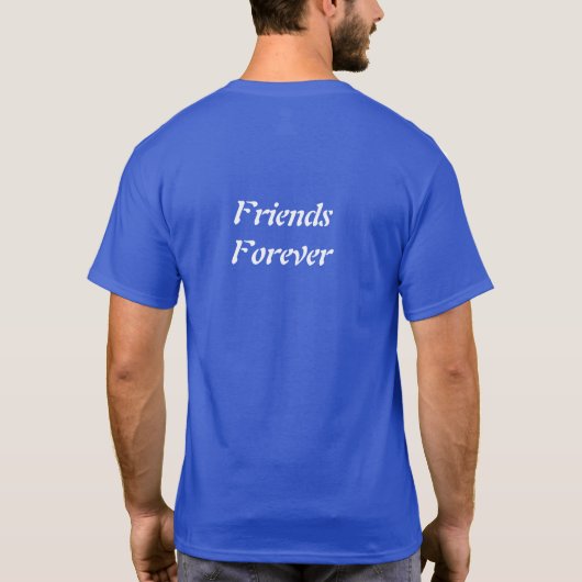 Mens DTEA 1995 Réunion Amis Forever T-Shirt (Dos)