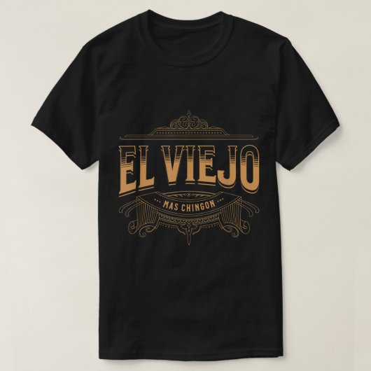 Mens EL VIEJO MAS CHINGON  T-shirt (Design voorkant)