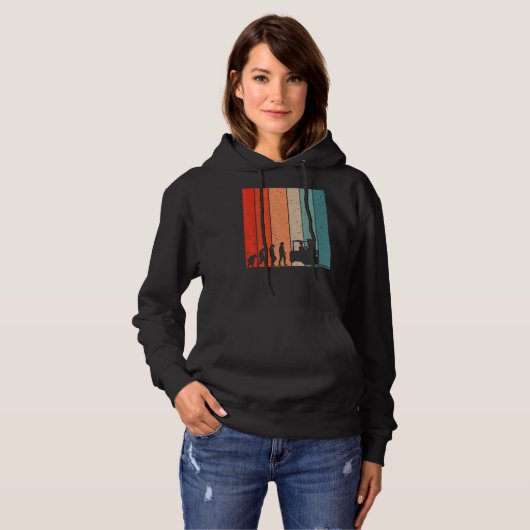 Mens Evolution Forklift Driver Evolution Forklift Hoodie (Voorkant volledig)