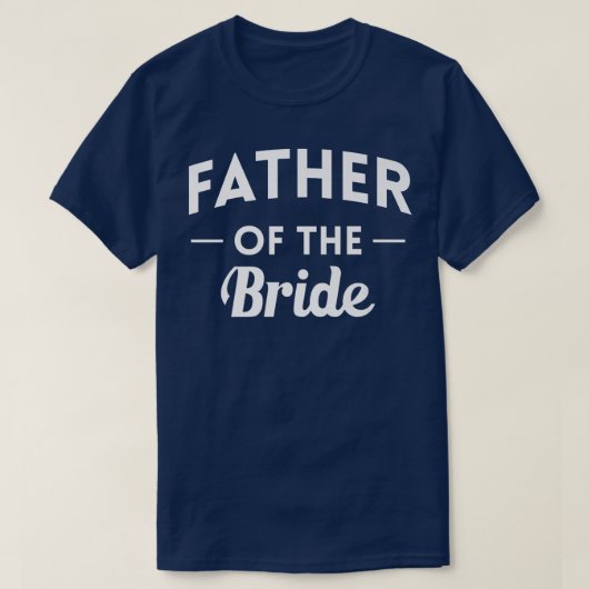 Mens Father Of The Bride Bachelor Party  T-shirt (Design voorkant)