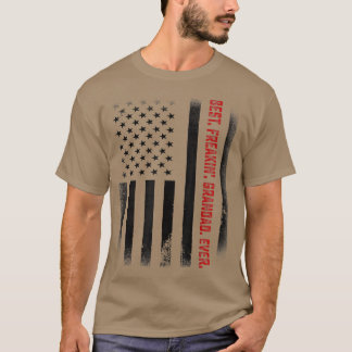 Mens Fathers Day Gift Tee Best Freakin Grandad Ev T-shirt
