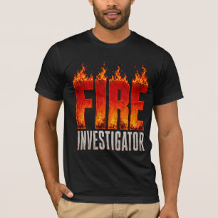 Mens Fire Marshal Brandweerinspecteur Funny Brandw T-shirt