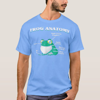 Mens Frog Anatomy Night Vision Gogglers Booper Smi T-shirt