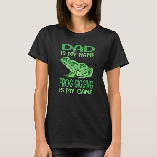 Mens Frog Catching & Toad Hunting for a Bullfrog H T-shirt (Voorkant)