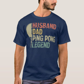 Mens Funny Table Tennis Lover Graphic for Dads T-shirt