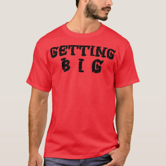 Mens GETTING BIG Fitness Workout Bodybuilding T-shirt