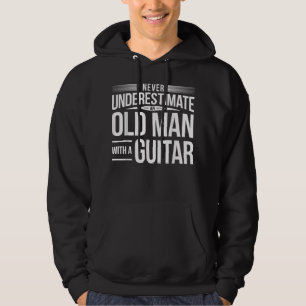 Mens Gitarist Vader Opa Gitarist I Hoodie