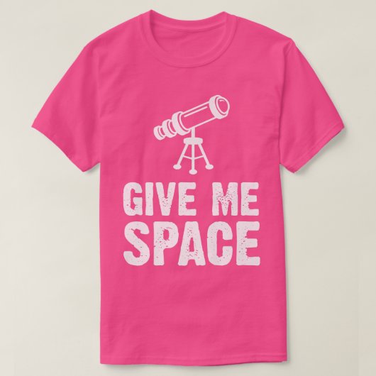 Mens Give Me Space Telescope Solar System Galay St T-shirt (Design voorkant)