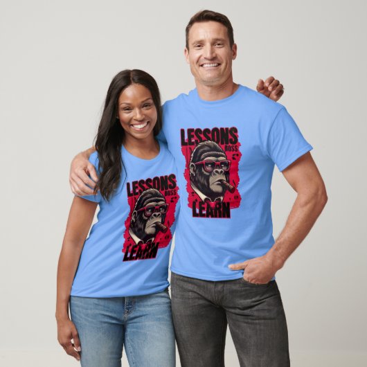 Men's Gorilla Boss Lessons Learn Basic T-Shirt (Unisexe)
