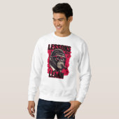 Men's Gorilla Boss Lessons Learn Sweatshirts  Trui (Voorkant volledig)