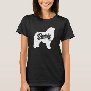Mens Grote Pyreneeën Papa Hond Papa Vaderschap Van T-shirt