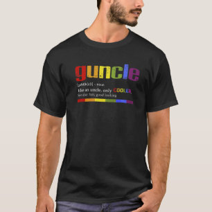 Mens Guncle Definitie LGBT trots - T-shirt voor ho