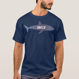 Mens Haai Familie Oom Haai  T-shirt