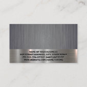 Mens Haar Baard Icoon | Korting Loyaliteit Visitekaartje (Achterkant)