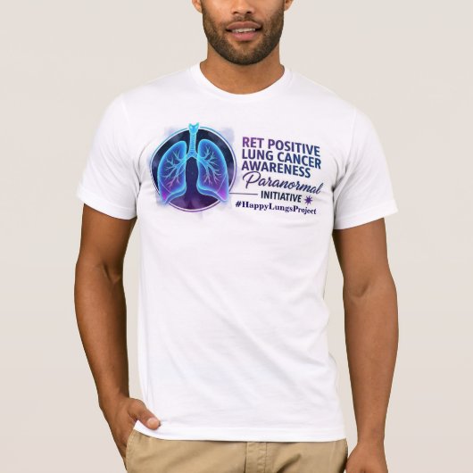 Men's Happy Lungs Project Fundraiser Shirt v3 (Voorkant)